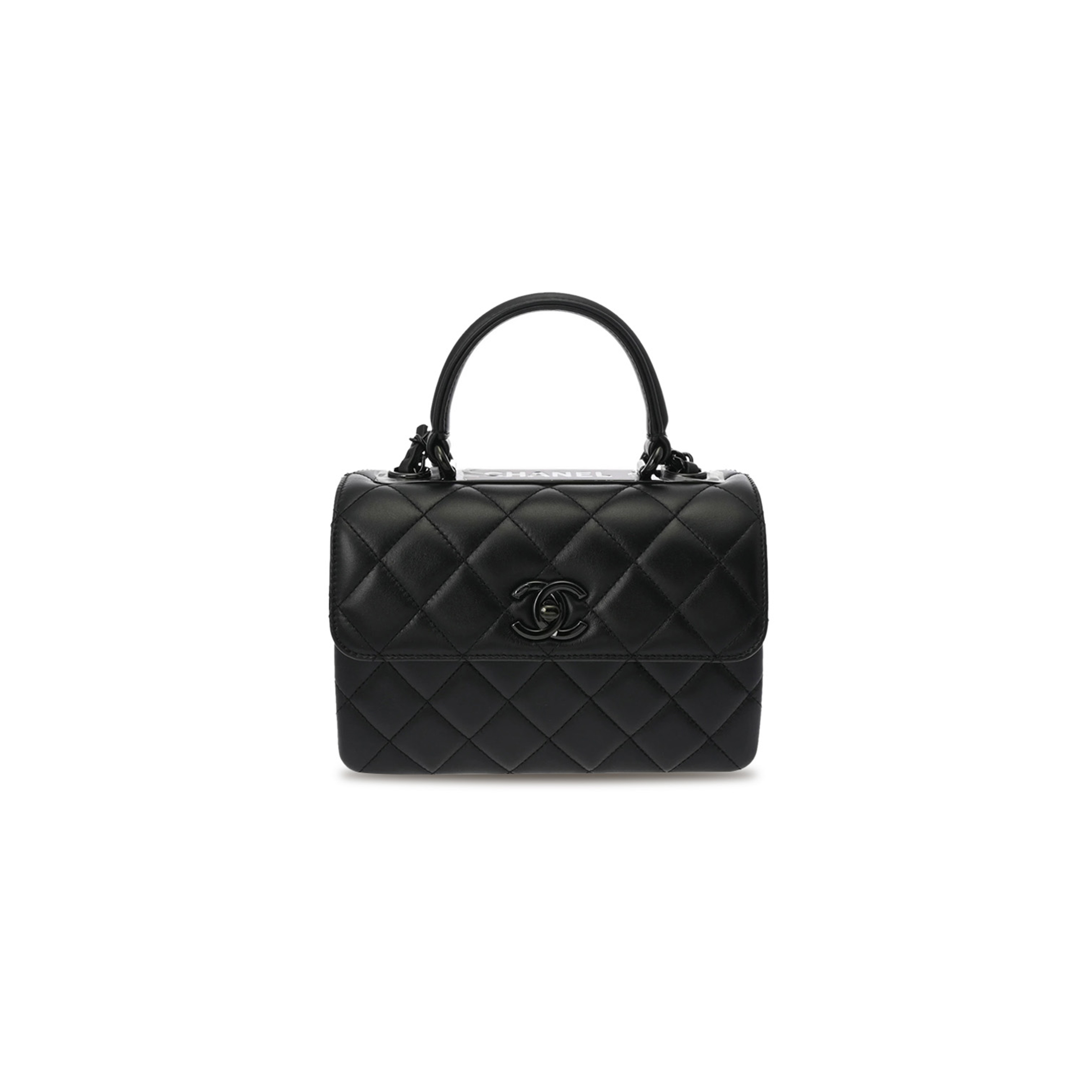 CHANEL TRENDY CC LAMBSKIN FLAP BAG A92236 B08960 94305 (25*17*9cm) 
